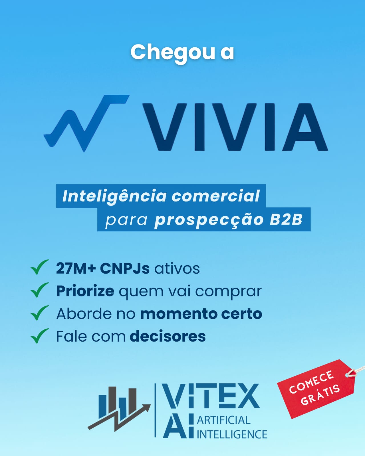 Plataforma Vivia de prospecção B2B